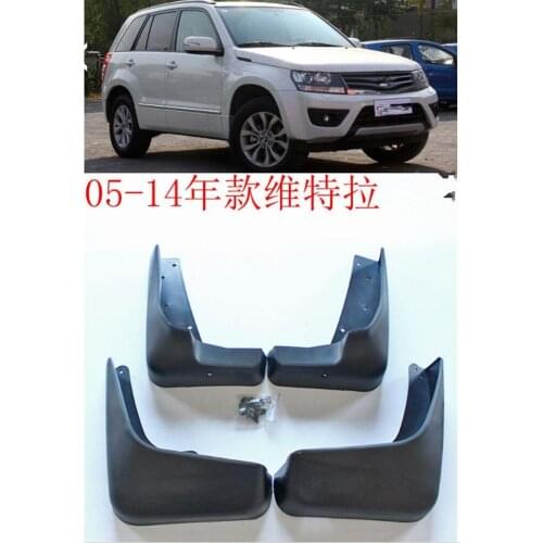 High qualitycar Accessories plastic Mud Flaps Splash Guard Fender for 2005-2014 Suzuki Grand Vitara Car styling