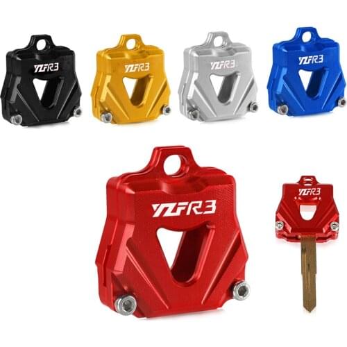 YZF-R3 Motorcycle Accessories CNC Key Cover Cap Creative Products Keys Case Shell For Yamaha YZFR3 YZF R3 2015-2018 2017 2016