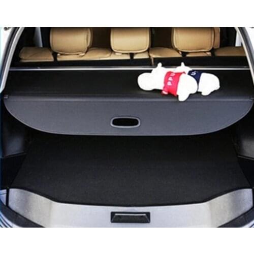 Car Rear Trunk Security Shield Cargo Cover For Trumpchi GS4 GS5 GS8 2014 2015 2016 2017 2018 (black, beige)