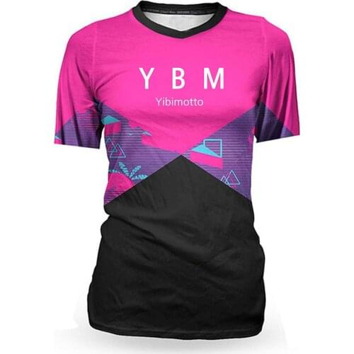 2021 new off-road motorcycle Jersey downhill T-shirt clothing mtb mountain bike dh shirt mx motorcycle clothing YBM DH MTB
