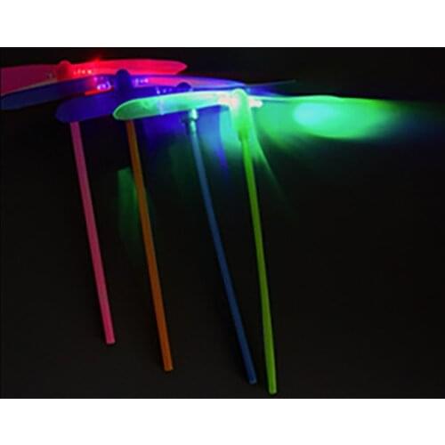 5PCS Children luminous toy LED light source Feitian fairy bamboo pole boy girl outdoor play supplies holiday gifts clearance fly