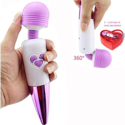 AV Vibrator Powerful Magic Wand USB Charging G-spot Massager Clitoris Stimulator Multi Speed Adult Products Sex Toys for Women
