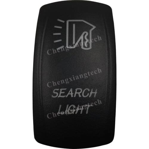 Car Boat Truck Backlit Swtich Cap- Laser Engraving -SEARCH LIGHT-for Led Carling Arb Narva 4x4 RV Rocker Switch, Cover Only