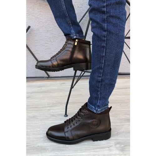 MUWAGO Genuine Leather Black Men 'S Winter Boots 'Turkish' Quality 2021 Fashion Design Season Comfort Fast Shipping