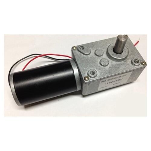 GW31ZY DC12V 1.7A 14rpm Turbine worm gear motor Caterpillar drive Stepping