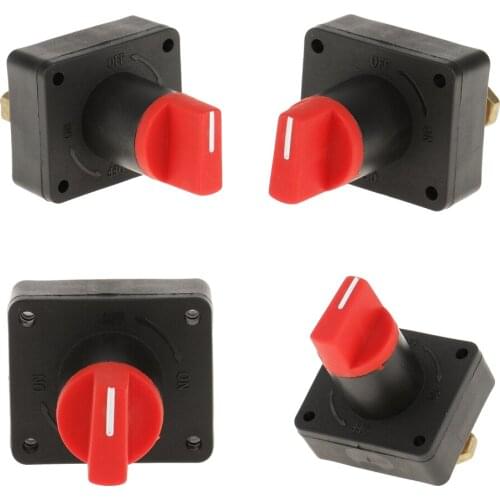 4 Pieces CAR BOAT CAMPER 100A BATTERY ISOLATOR DISCONNECT CUT OFF KILL SWITCH