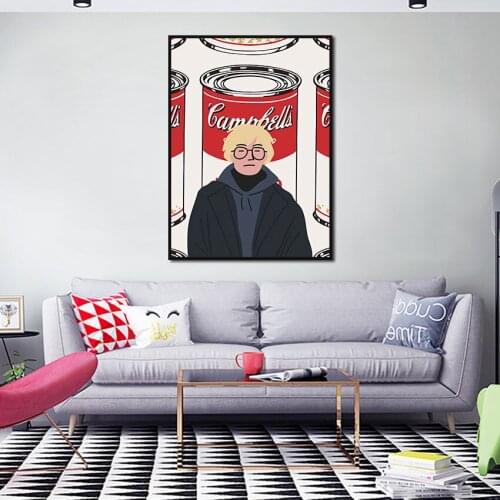 Figure Painting Minimalist Painting Style Canned Food Hd Print Painting Poster Home Living Room and Bedroom Wall Art Decoration