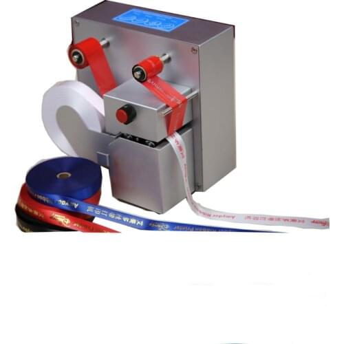 Hot foil stamping printing machine for ribbons