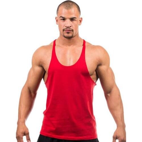 7 Colors Bodybuilding Brand Tank Top Men Stringer Tank Top Fitness Singlet Sleeveless Shirt Workout Man Undershirt Clothing