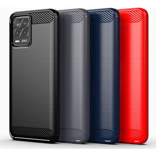 Soft case For Realme 8 Pro Q3 case Realme C21 Ultra Thin Silicone Carbon Fiber cover for Realme 7 Pro 6 6s Fundas Realme C17 C11