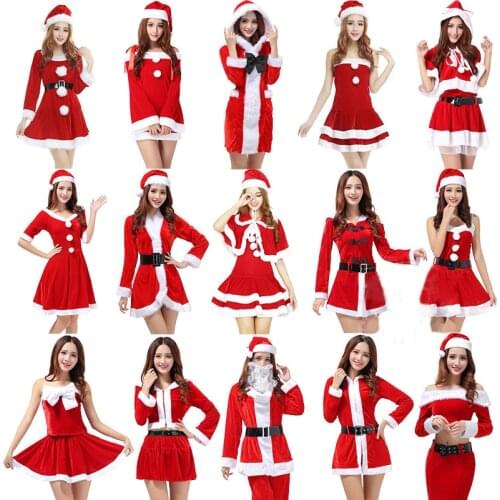 Christmas Rave Party Costumes 2021 Santa Claus Sexy Bunny Girl Cosplay Clothing Night Club Party Sets Stage Performance Costume