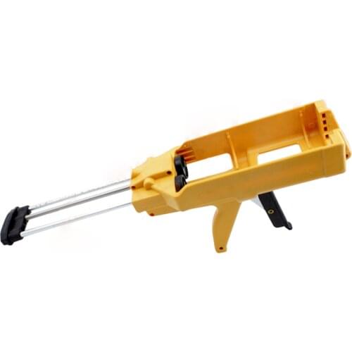 Manual Applicator Gun Dual Component Adhesive Cartridge Applicator Double Caulking Gun for Tile Construction Tools Yellow