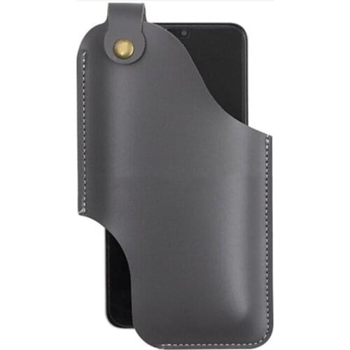 Fashion Men Waist Bag PU Leather Purse Phone Belt Wallet Male Cellphone Loop Holster Case Belt Waist Bag Props For Men