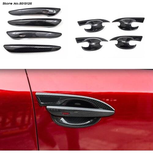 For Mazda CX30 CX-30 2020 2021 Car Door Handle Protective Cover Door Handle Outer Protective Bowls Trim Car Accessories