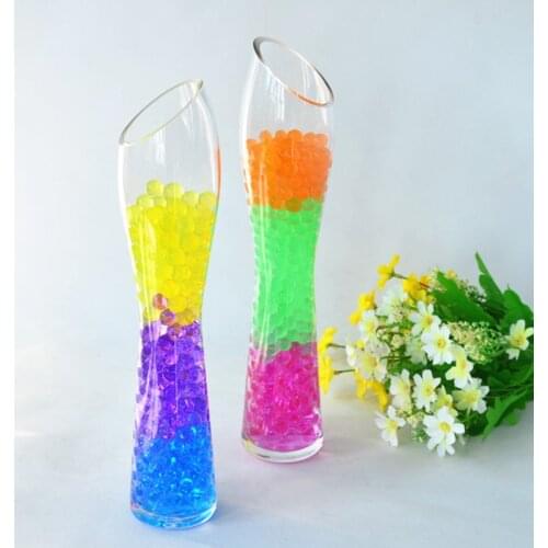 500-20000pcs Pearl Shape Soft Crystal Soil Water Beads Grow Magic Jelly Balls Wedding home Ornament Plant Cultivate Decoration 5