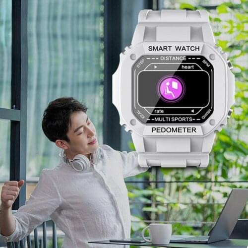 80% Off I2 Smart Watch Dustproof Waterproof TPU Heart Rate Blood Pressure Sleep Monitor Watch for Fitness