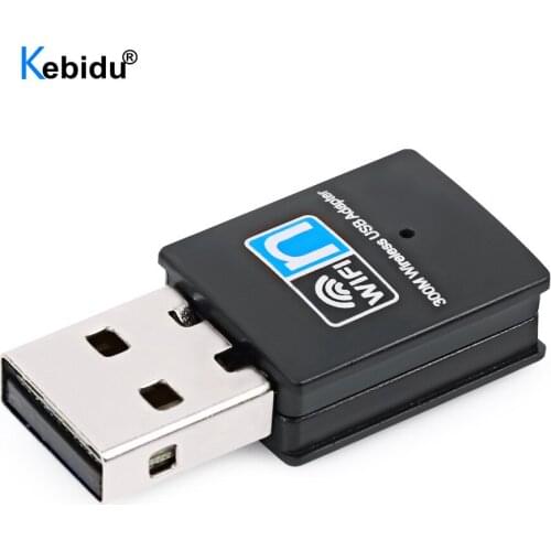 300Mbps USB WiFi Adapter Receiver 2.4G Wireless Network Card USB Ethernet Wi-Fi Adapter Lan Wifi Dongle For PC Desktop