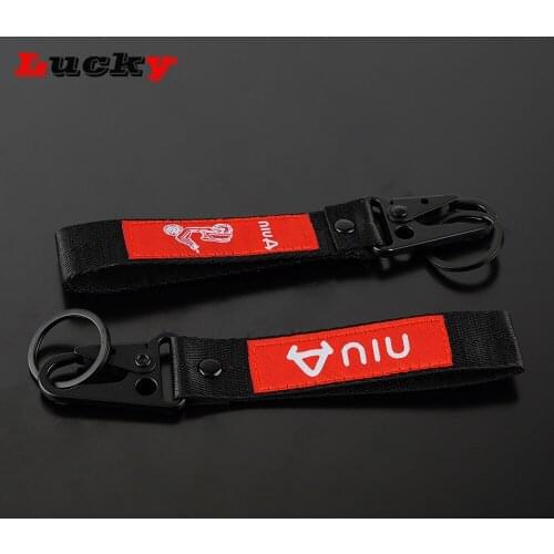 For Niu Electric Scooter N1s NGT m+ u1 us u+ Flash Deals High Quality Motorcycle Keyring Embroidery Key Holder Chain Keychain