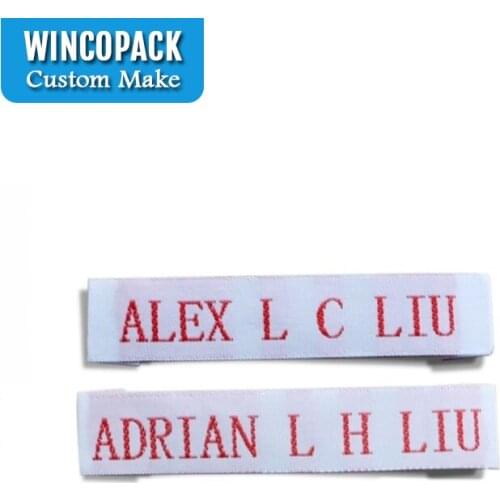 Brand Name Clothing Suit Labels Custom Printed Labels For Clothes WL087