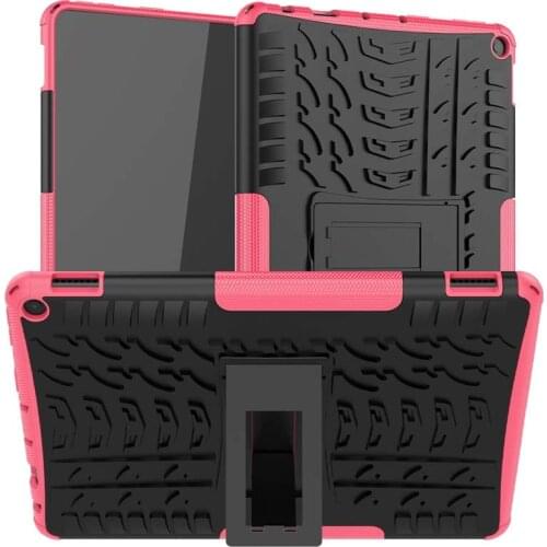 Case for Amazon Fire HD 10 2021 / Fire HD 10 Plus 2021 10.1" Stand Cover Shockproof Rubber Bumper Dual Layer Armor Cover
