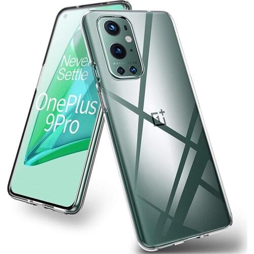 Case For Oneplus 9R Ultra Thin Clear Soft TPU Shockproof Cover For Oneplus 8 Pro 5 3 3T 6 7 7T Pro 9R Nord N10 N100 Couqe Fundas