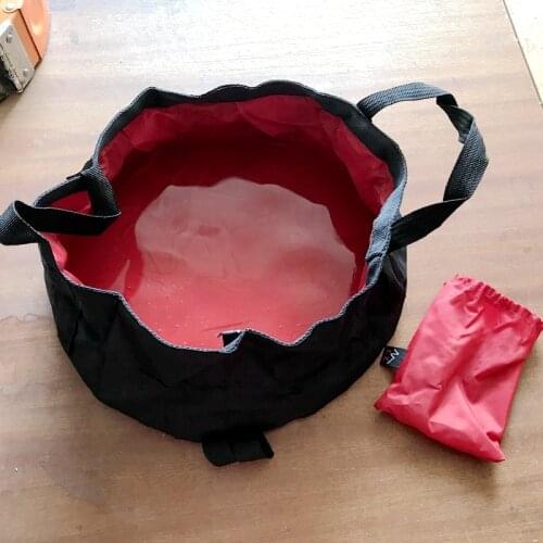 Travel foldable washbasin portable outdoor bucket basin wash feet wash basin travel foot bag