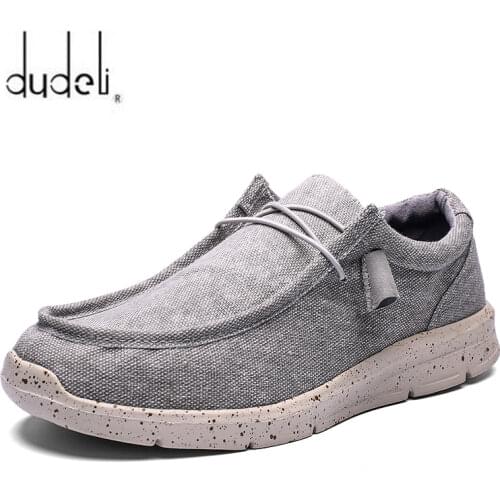 Mens Casual Shoes Denim Canvas Breathable Men Autumn Vulcanized Shoes Slip Wear Mens Flat Shoes Soft Summer Casual Shoes