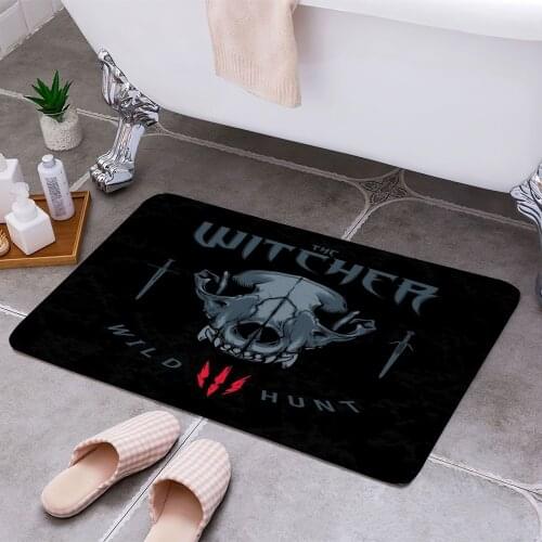 Leshen Skull 3D Print Doormats Rectangle Non-Slip DoorMat Bedroom Kitchen Entrance Print Door rugs Dropshipping