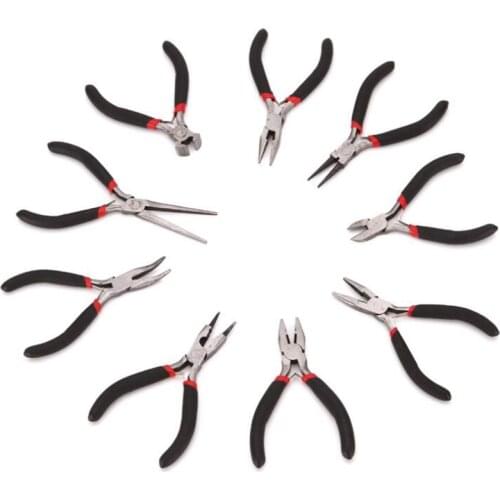 HGKLBB Jewelry Pliers Tools 4.5'' Equipment Long Needle Handmade Cutting Wire Pliers For Needlework Jewelry Making Accessories