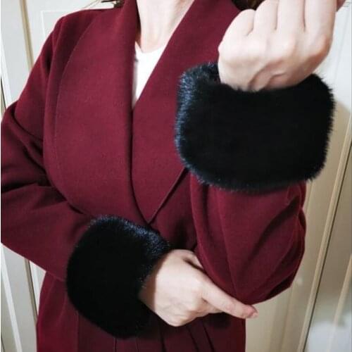 Real Mink Fur Cuffs