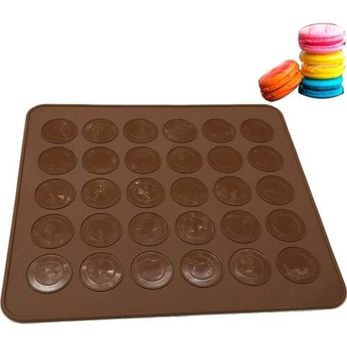 Macaroon Kit Macaron Silicone Mat Non-Stick Baking Mold Set 48 Capacity Macaron Pot Cake Decorating Supplies