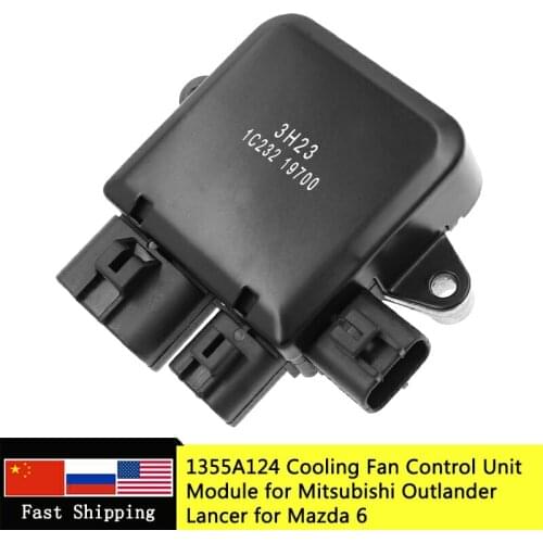 1355A124 Car Cooling Fan Control Unit Module for Mitsubishi Lancer Outlander For Mazda 6 3.0L MPV MR497751 1355A125 1C232-19700
