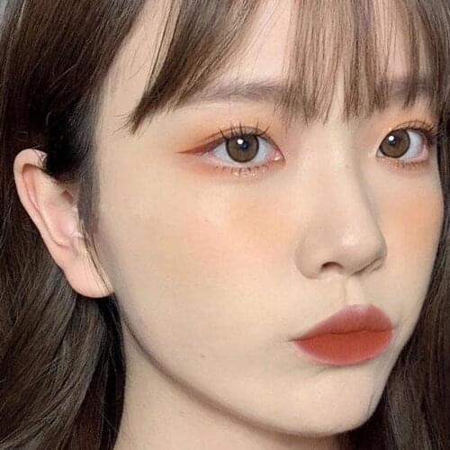 Lip Glaze Set 4 Colors Makeup Not Fade for Women and Girl Students 1.7ml