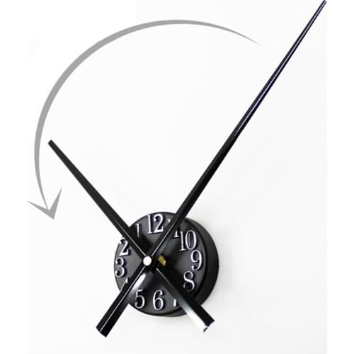 Retro Wall Clocks For Living room Fashion Home Back In Time True 3D Stereo Diy Metallic Wall Clock Drop shipping