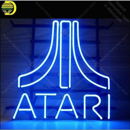 Neon sign For Atari Arcade Neon Bulbs sign Iconic Game Room Beer LOVE Handcraft Custom Lamps advertise Letrero enseigne lumine