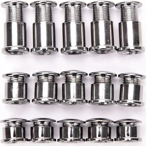 New 5Pair Bicycle Nail Plate Dental Plate Screws MTB Dead Coaster Road Bike Folding cycle Modified Single-Disc Disc Screw Steel