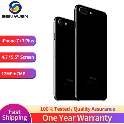 Original Apple iPhone 7 / iPhone 7 Plus 4G LTE Mobile Phone Used 12MP 16G/64G/128G 4.7"/5.5" Fingerprint Unlocked IOS CellPhone