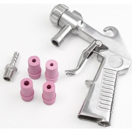 Pneumatic Sandblasting Gun Glass Rust Removal Tool With 4 Different Specifications Of Ceramic Nozzle Sandblasting 4/5/6/7mm