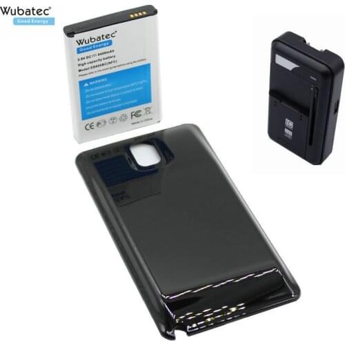 Wubatec 1x 6400mAh NFC Extended Battery +Charger For Samsung Galaxy Note 3 N9000 N9002 N9005 N9006 N900A N900V N900P N900T N900V
