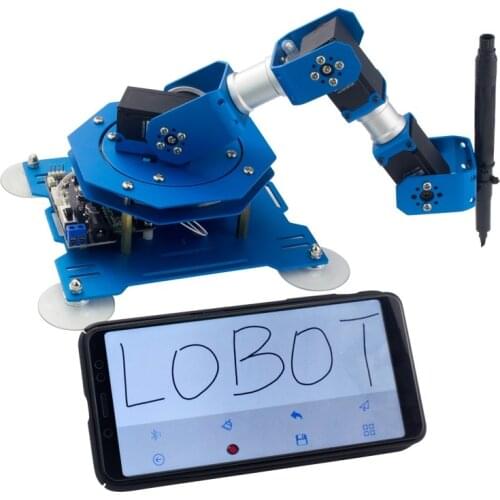 2018 Drawing Robot Writing Robot Industrial Robot Arm Mobile Phone APP Bluetooth Remote Control Robot Toy