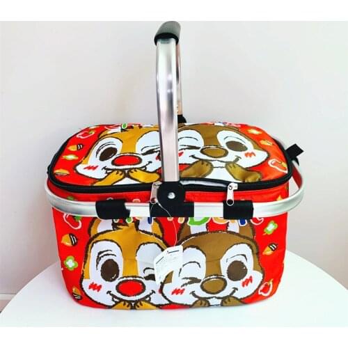 Disney mickey mouse Cartoon Picnic Bag Ice Pack Stitch Outdoor Insulation Handbag Ice Pack Storage Bag Insulation Lunch bag