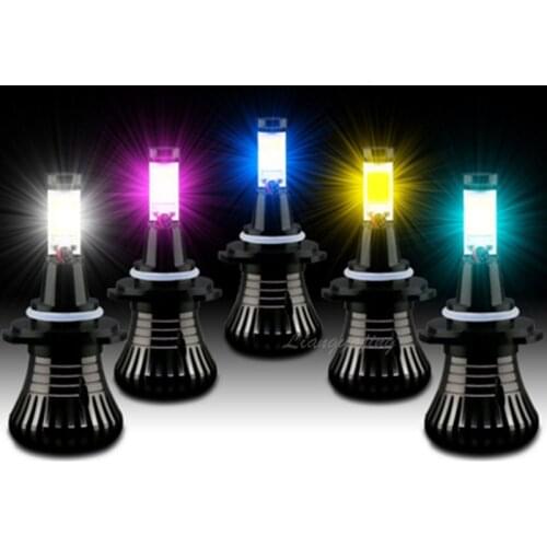 2pcs H1 H3 H7 H11 H8 Car Led Fog Lights Bulb 9005 9006 HB3 HB4 H27 880 881 LED Fog Lamp 12V White Yellow Blue Pink Red