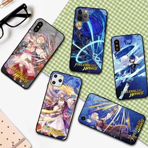 YNDFCNB Fire Emblem Heroes Phone Case for iPhone 11 12 13 mini pro XS MAX 8 7 6 6S Plus X 5S SE 2020 XR cover