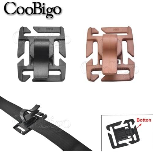 Drink Tube Clips Water Pipe Hose Clamp Backpack Molle Webbing Tactical Buckles Camelbacks Water Pack Web Hydration Bladder 50pcs