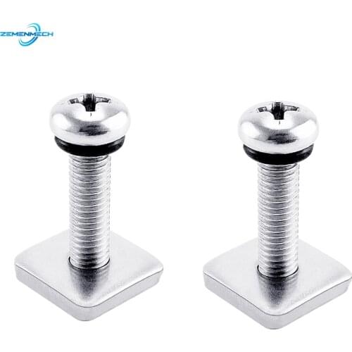 2PC 316 Stainless Steel Manual Tail Rudder Accessories Fin Replacement Kit Screw Longboard Sliding Surfboard Boat Yacht Marine