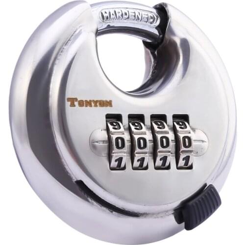 4 Dial Digit Combination Lock Weatherproof Protection Security Padlock Outdoor Suitable For Sheds Lockers Gyms Safely Code Lock