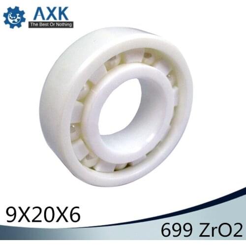 699 Full Ceramic Bearing ( 1 PC ) 9*20*6 mm ZrO2 Material 699CE All Zirconia Ceramic 619/9 Ball Bearings