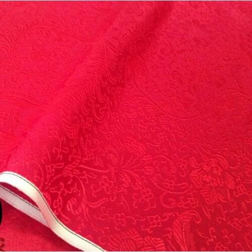 75cm*100cm Phoenix brocade fabric costume costume dress fabric silk fabric cloth / Pteris peonies diy handmade clothing material