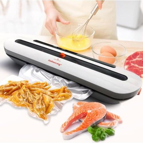 QDRR Electric Vacuum Sealer Packaging Machine For Home Kitchen Including 10pcs Food Saver Bags Commercial Vacuum Food Sealing