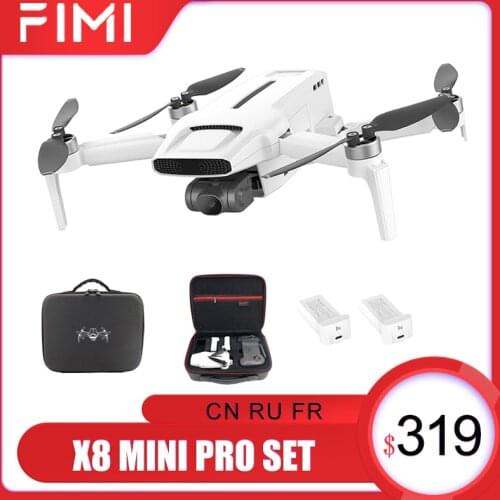 FIMI x8 Mini 250g-Class 4K HD 3-Axis Gimbal Camera Dorne 30Mins 8KM Remote Control 5G Wifi GPS Drone RC Quadcopter Helicopter